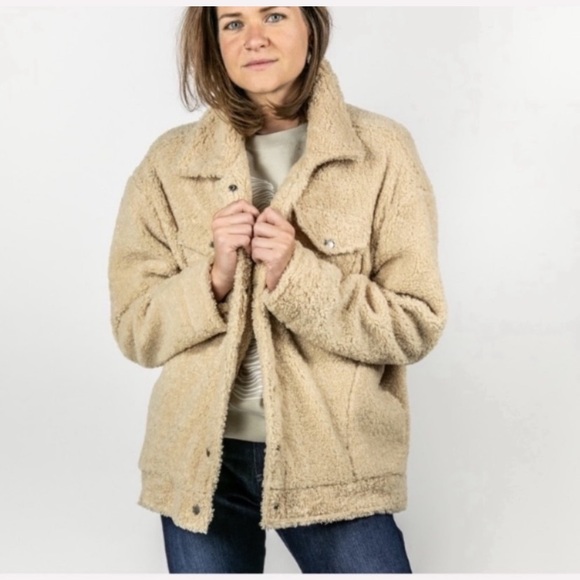 C’est Toi Jackets & Blazers - Teddy Trucker Jacket